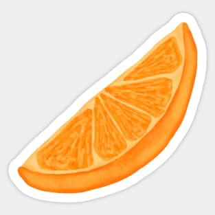 Orange art cut slices Sticker